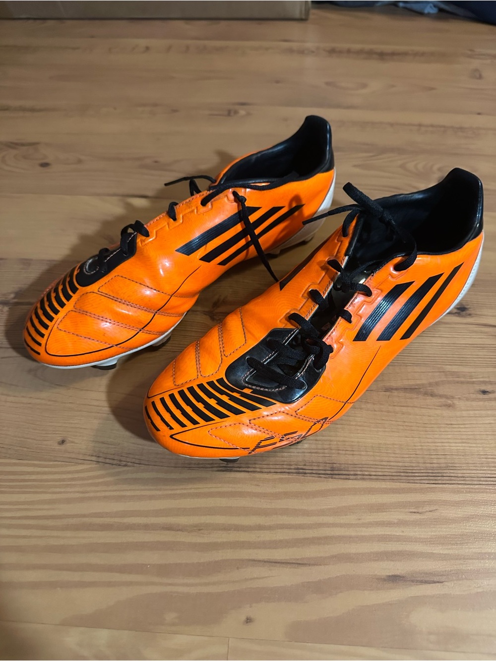 Adidas Adizero F50 TRX FG Orange Soccer Cleats Men's Size 12